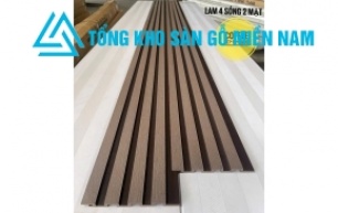 Tấm ốp lam sóng 4 sóng ngoài trời  màu coffee