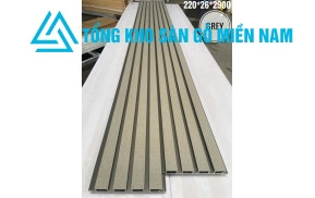 Tấm ốp lam sóng 4 sóng ngoài trời  màu grey